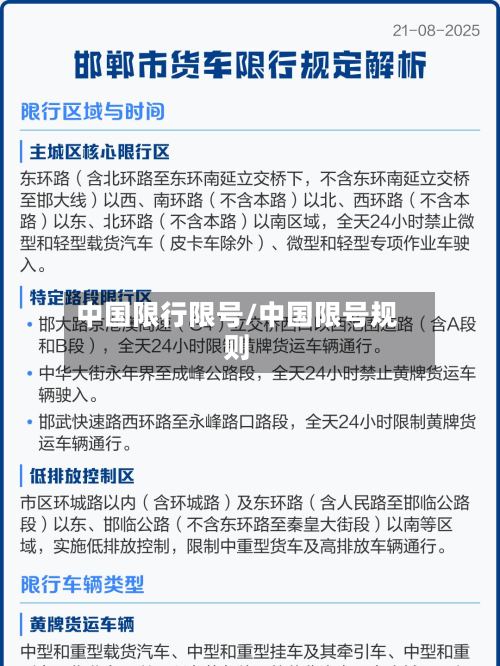 中国限行限号/中国限号规则-第3张图片