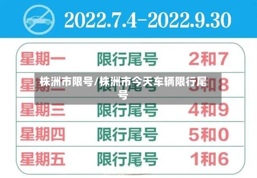 株洲市限号/株洲市今天车辆限行尾号